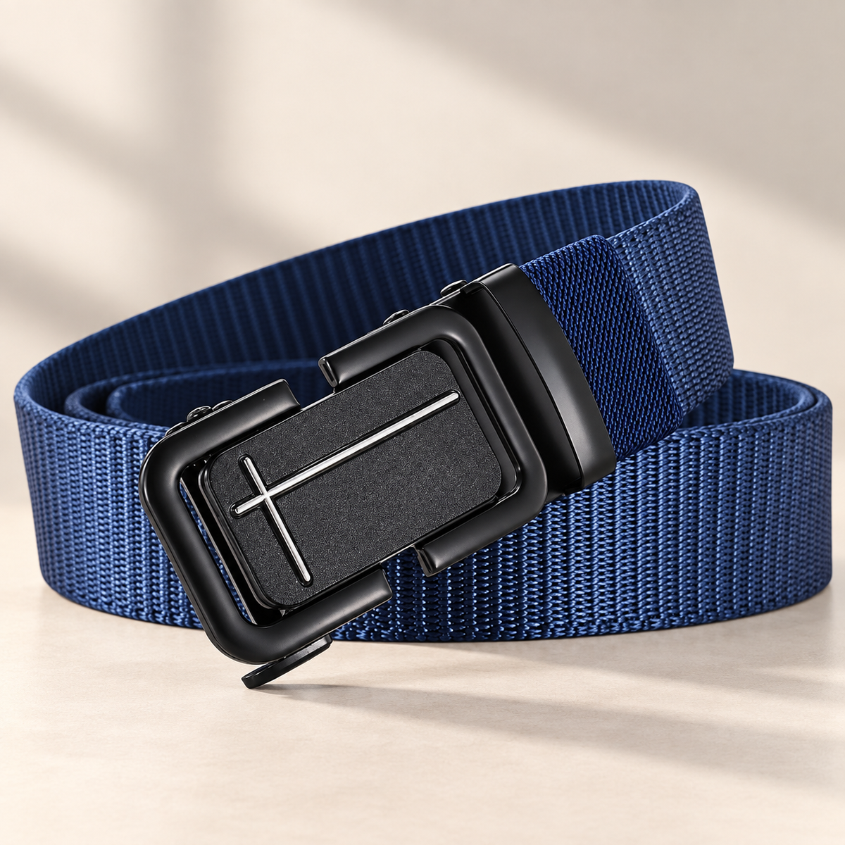 Tactical Nylon Ratchet Belt — Click Buckle