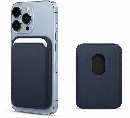 Magnetic Card Wallet for iPhone — Navy