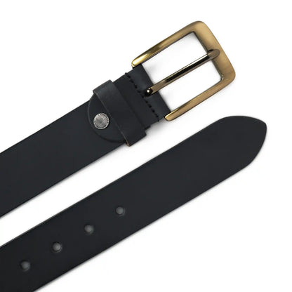 Handmade polo leather belt for men with white and grey hand-stitched stripes – photo 2