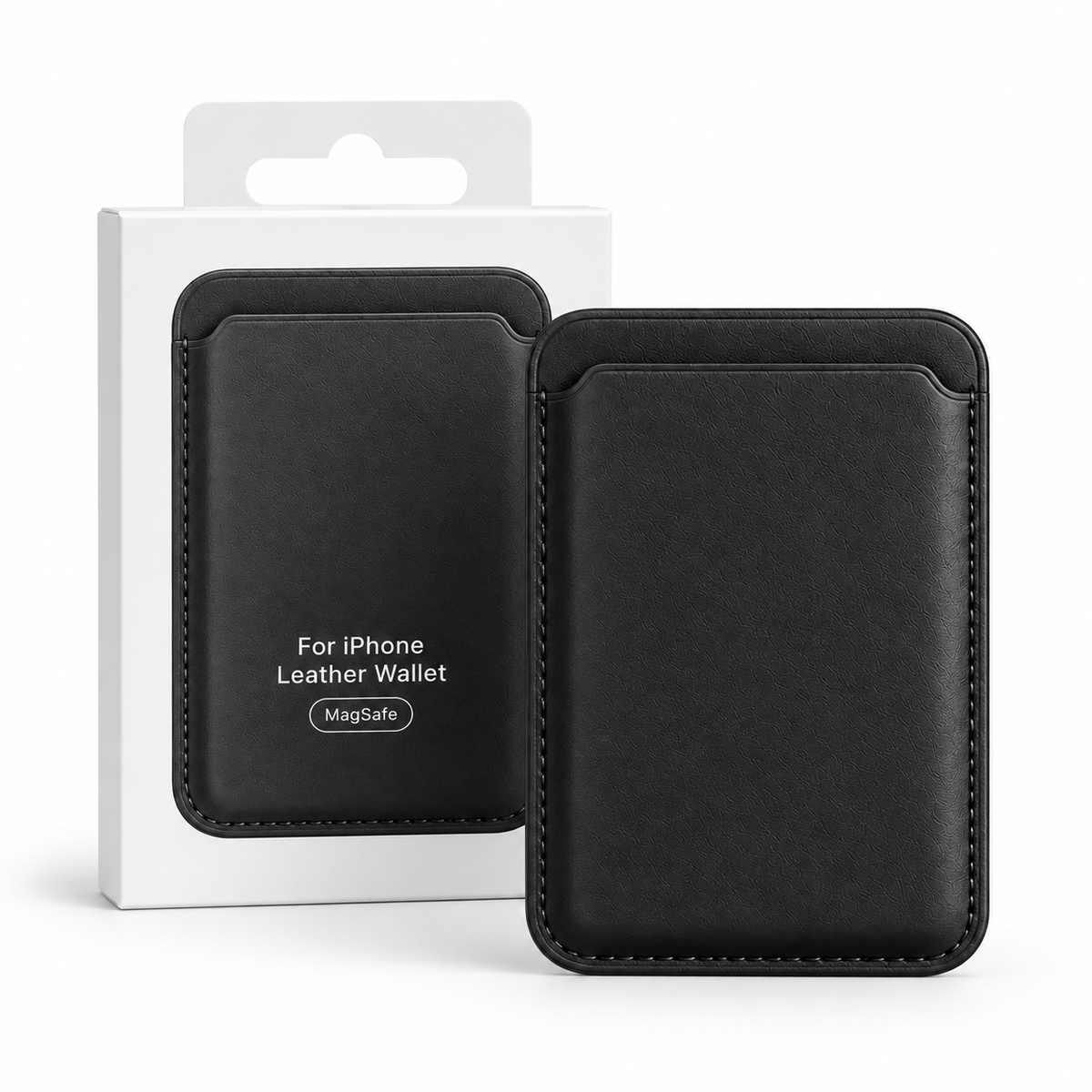 Magnetic Card Wallet for iPhone — Black