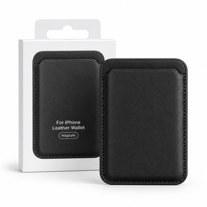 Magnetic Card Wallet for iPhone — Black