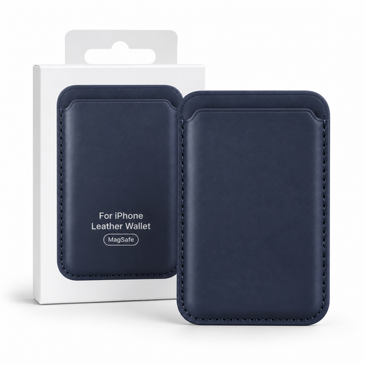 Magnetic Card Wallet for iPhone — Navy